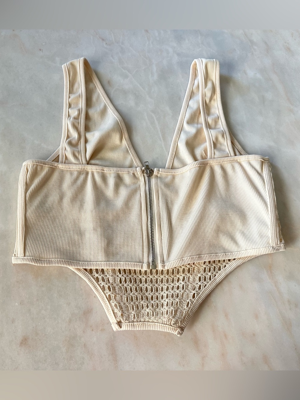 Fashion Nova Crochet Corset - Picture 2 of 6